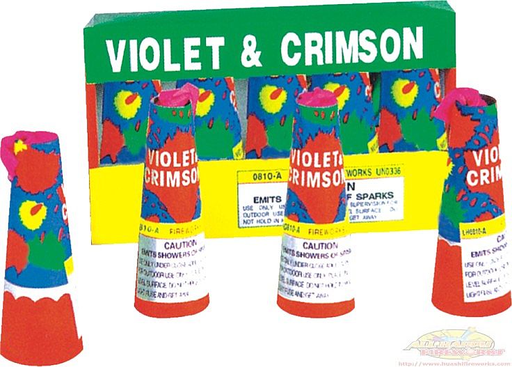 Big Violets Crimson